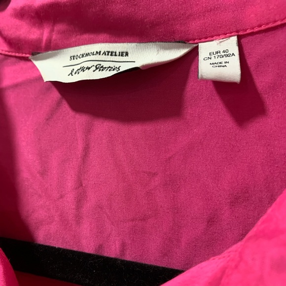 Pink Ruffle Sleeve Dress - Picture 2 of 5